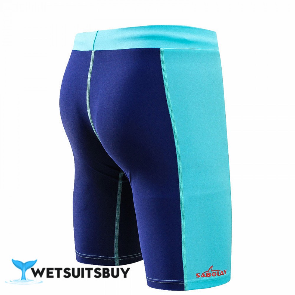 Blue Men's Short Wetsuit Bottoms Quicky Dry - Wetsuitsbuy.com
